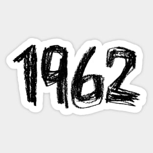 Year 1962, Born in 1962 Sticker